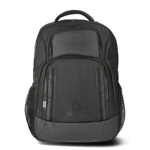 Reebok Unisex Adult Lance 18" Laptop Backpack, Black